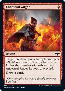 Image for Ancestral Anger (142) (Innistrad: Crimson Vow) - Magic: The Gathering