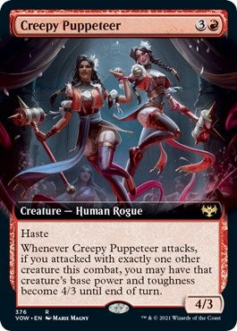 Image for Creepy Puppeteer (Extended Art) (376) (Innistrad: Crimson Vow) - Magic: The Gathering