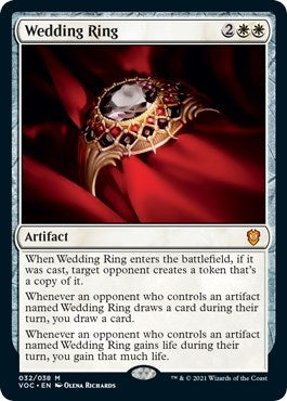 Image for Wedding Ring (32) (Commander: Innistrad: Crimson Vow) - Magic: The Gathering