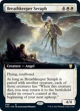 Image for Breathkeeper Seraph (Extended Art) (69) (Commander: Innistrad: Crimson Vow) - Magic: The Gathering