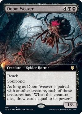 Image for Doom Weaver (Extended Art) (72) (Commander: Innistrad: Crimson Vow) - Magic: The Gathering