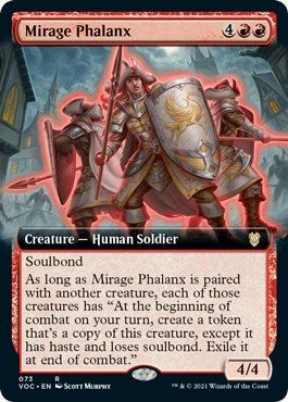 Image for Mirage Phalanx (Extended Art) (73) (Commander: Innistrad: Crimson Vow) - Magic: The Gathering