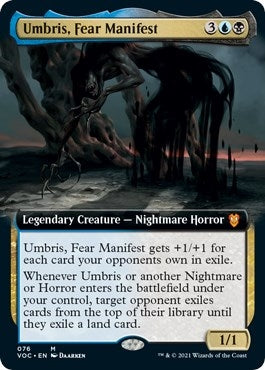 Image for Umbris, Fear Manifest (Extended Art) (76) (Commander: Innistrad: Crimson Vow) - Magic: The Gathering