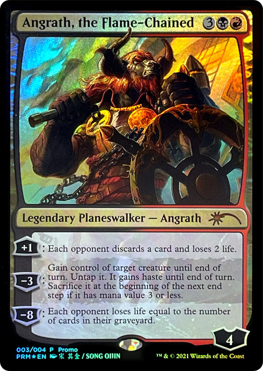 Image for Angrath, the Flame-Chained (3) (Unique and Miscellaneous Promos) - Magic: The Gathering