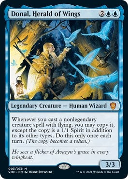 Image for Donal, Herald of Wings (3) (Commander: Innistrad: Crimson Vow) - Magic: The Gathering