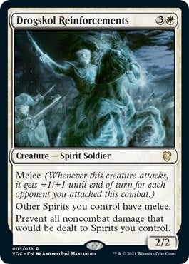 Image for Drogskol Reinforcements (5) (Commander: Innistrad: Crimson Vow) - Magic: The Gathering