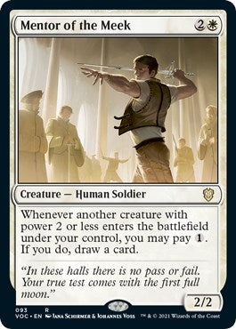 Image for Mentor of the Meek (93) (Commander: Innistrad: Crimson Vow) - Magic: The Gathering