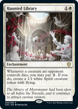 Image for Haunted Library (6) (Commander: Innistrad: Crimson Vow) - Magic: The Gathering