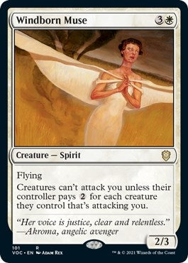 Image for Windborn Muse (101) (Commander: Innistrad: Crimson Vow) - Magic: The Gathering