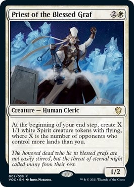 Image for Priest of the Blessed Graf (7) (Commander: Innistrad: Crimson Vow) - Magic: The Gathering