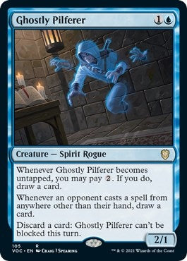 Image for Ghostly Pilferer (105) (Commander: Innistrad: Crimson Vow) - Magic: The Gathering