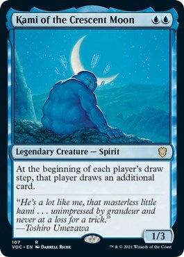 Image for Kami of the Crescent Moon (107) (Commander: Innistrad: Crimson Vow) - Magic: The Gathering