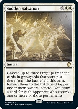 Image for Sudden Salvation (10) (Commander: Innistrad: Crimson Vow) - Magic: The Gathering