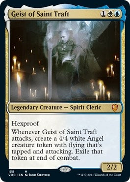 Image for Geist of Saint Traft (155) (Commander: Innistrad: Crimson Vow) - Magic: The Gathering