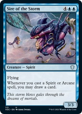 Image for Sire of the Storm (113) (Commander: Innistrad: Crimson Vow) - Magic: The Gathering