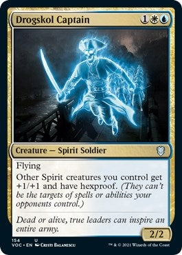 Image for Drogskol Captain (154) (Commander: Innistrad: Crimson Vow) - Magic: The Gathering