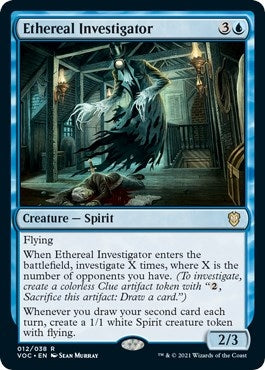 Image for Ethereal Investigator (12) (Commander: Innistrad: Crimson Vow) - Magic: The Gathering