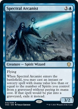 Image for Spectral Arcanist (15) (Commander: Innistrad: Crimson Vow) - Magic: The Gathering