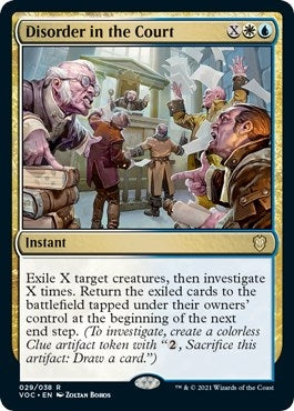 Image for Disorder in the Court (29) (Commander: Innistrad: Crimson Vow) - Magic: The Gathering