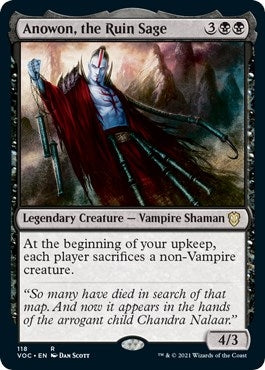 Image for Anowon, the Ruin Sage (118) (Commander: Innistrad: Crimson Vow) - Magic: The Gathering
