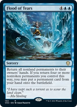 Image for Flood of Tears (104) (Commander: Innistrad: Crimson Vow) - Magic: The Gathering