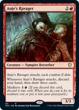 Image for Anje's Ravager (141) (Commander: Innistrad: Crimson Vow) - Magic: The Gathering