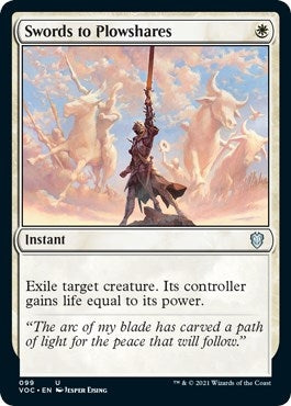 Image for Swords to Plowshares (99) (Commander: Innistrad: Crimson Vow) - Magic: The Gathering