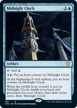 Image for Midnight Clock (108) (Commander: Innistrad: Crimson Vow) - Magic: The Gathering