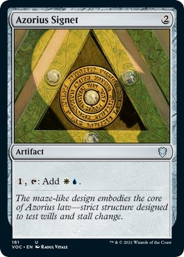 Image for Azorius Signet (161) (Commander: Innistrad: Crimson Vow) - Magic: The Gathering