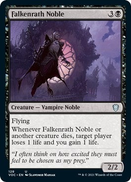 Image for Falkenrath Noble (128) (Commander: Innistrad: Crimson Vow) - Magic: The Gathering