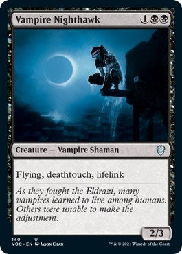 Image for Vampire Nighthawk (140) (Commander: Innistrad: Crimson Vow) - Magic: The Gathering