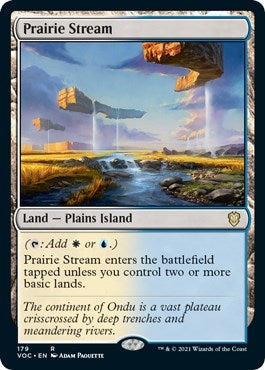 Image for Prairie Stream (179) (Commander: Innistrad: Crimson Vow) - Magic: The Gathering