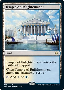 Image for Temple of Enlightenment (185) (Commander: Innistrad: Crimson Vow) - Magic: The Gathering