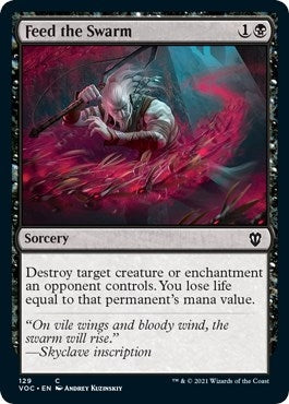 Image for Feed the Swarm (129) (Commander: Innistrad: Crimson Vow) - Magic: The Gathering