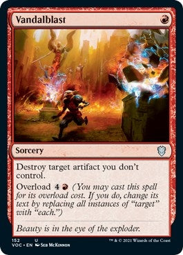 Image for Vandalblast (152) (Commander: Innistrad: Crimson Vow) - Magic: The Gathering