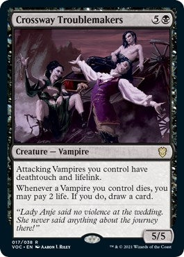 Image for Crossway Troublemakers (17) (Commander: Innistrad: Crimson Vow) - Magic: The Gathering