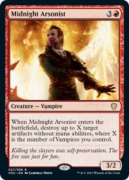 Image for Midnight Arsonist (27) (Commander: Innistrad: Crimson Vow) - Magic: The Gathering