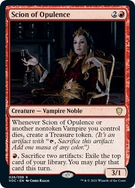 Image for Scion of Opulence (28) (Commander: Innistrad: Crimson Vow) - Magic: The Gathering