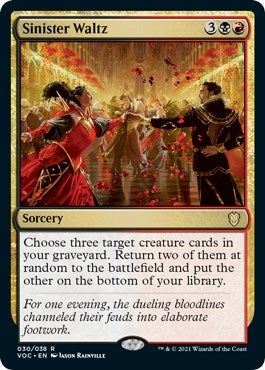 Image for Sinister Waltz (30) (Commander: Innistrad: Crimson Vow) - Magic: The Gathering