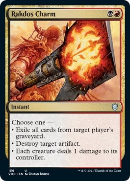 Image for Rakdos Charm (156) (Commander: Innistrad: Crimson Vow) - Magic: The Gathering