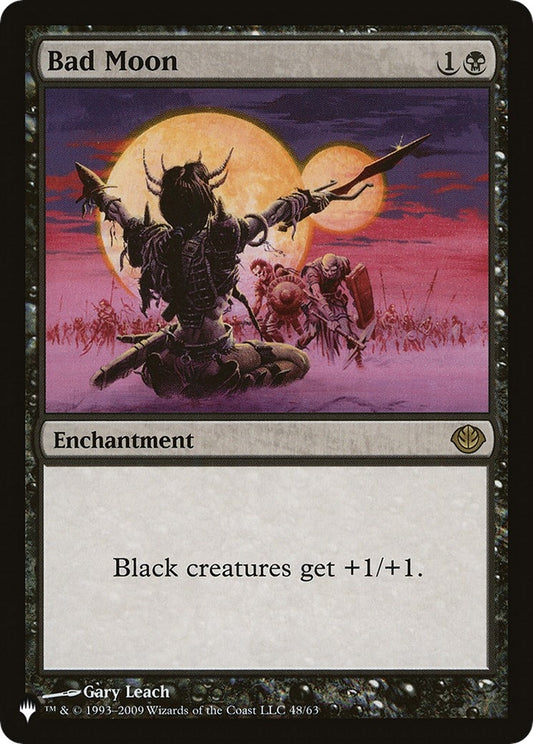 Image for Bad Moon (DDD) (48/63) (The List Reprints) - Magic: The Gathering