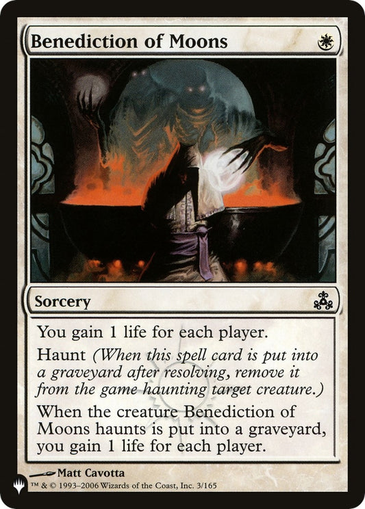 Image for Benediction of Moons (3/165) (The List Reprints) - Magic: The Gathering