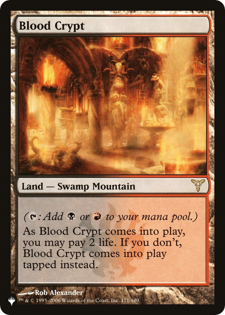 Image for Blood Crypt (171/180) (The List Reprints) - Magic: The Gathering