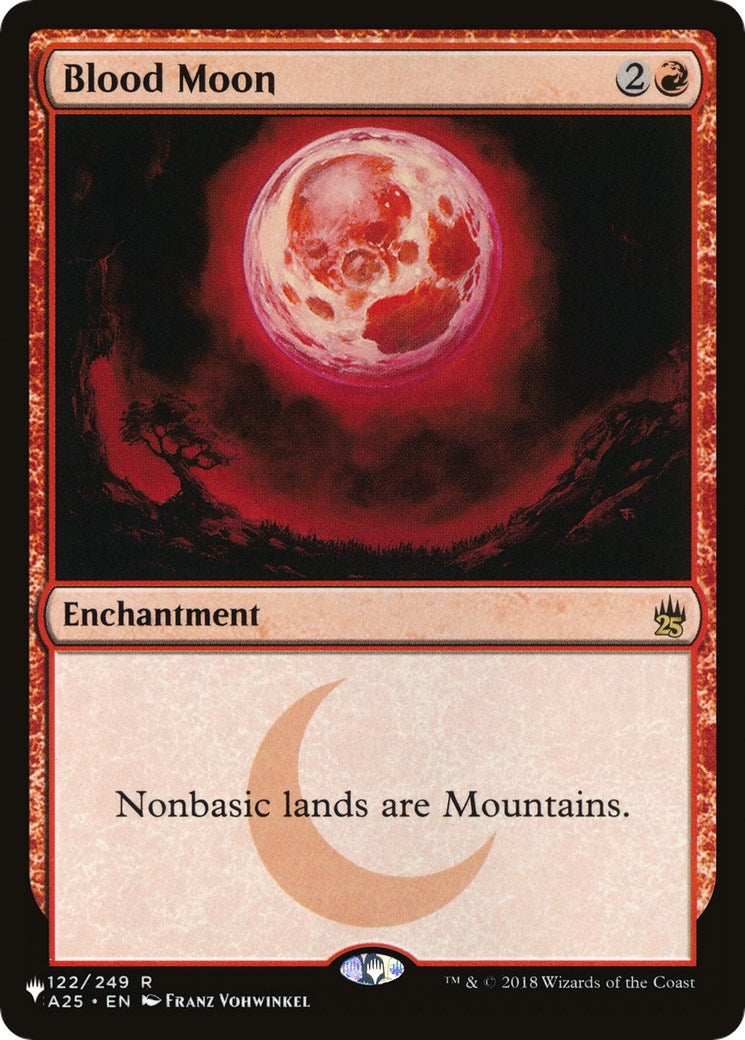 Image for Blood Moon (122/249) (The List Reprints) - Magic: The Gathering