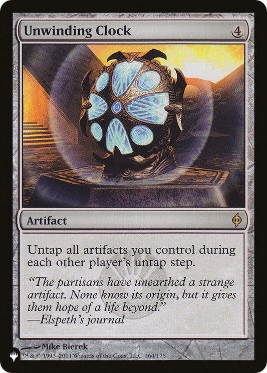 Image for Unwinding Clock (164/175) (The List Reprints) - Magic: The Gathering