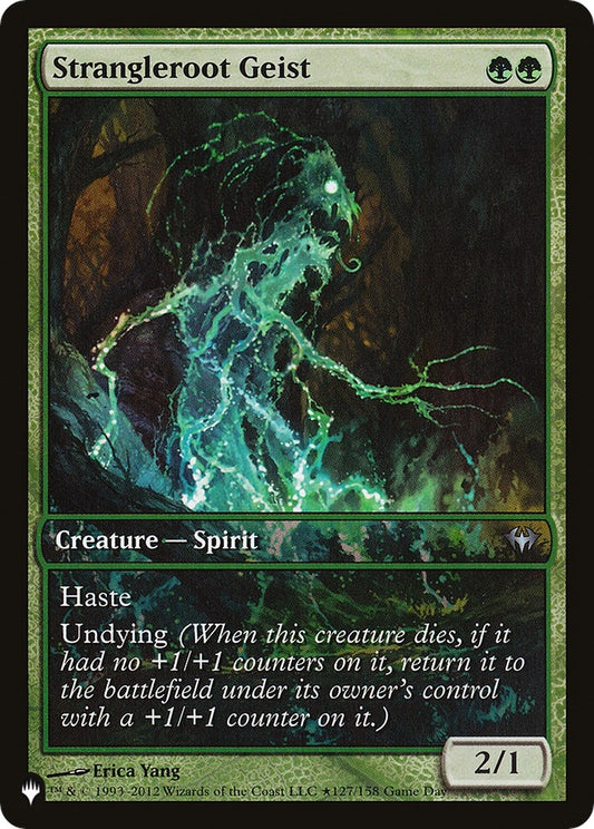 Image for Strangleroot Geist (Game Day Promo) (127/158) (The List Reprints) - Magic: The Gathering