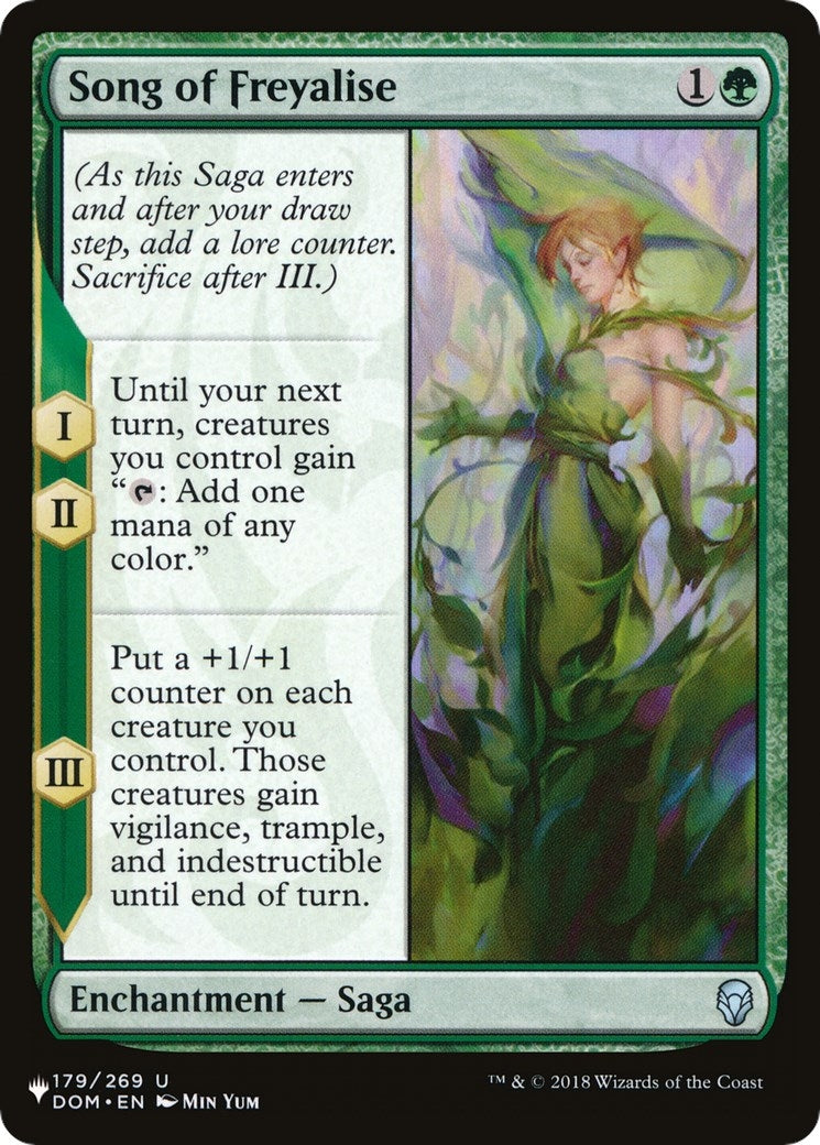 Image for Song of Freyalise (179/269) (The List Reprints) - Magic: The Gathering