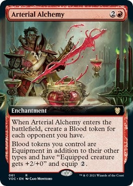 Image for Arterial Alchemy (Extended Art) (61) (Commander: Innistrad: Crimson Vow) - Magic: The Gathering