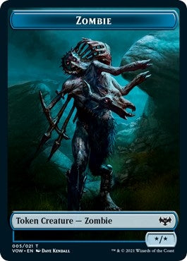 Image for Zombie Token (005) (5) (Innistrad: Crimson Vow) - Magic: The Gathering