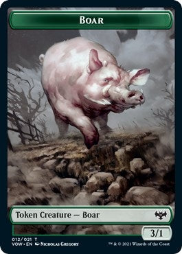 Image for Boar Token (12) (Innistrad: Crimson Vow) - Magic: The Gathering